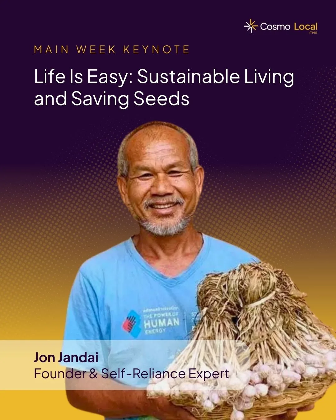 Keynote: Life Is Easy, Sustainable Living and Saving Seeds