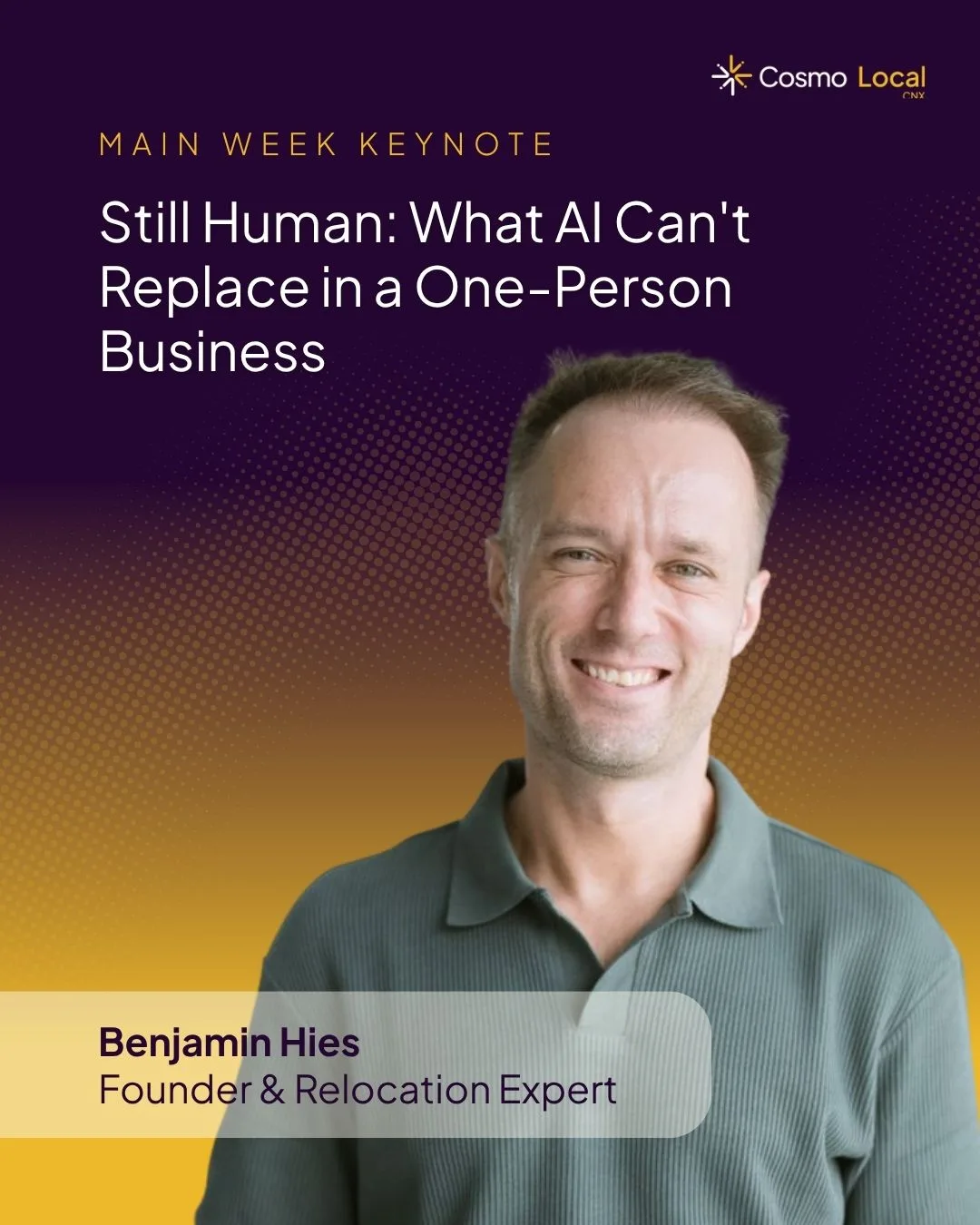 Keynote: Still Human, What AI Can’t Replace in a One-Person Business