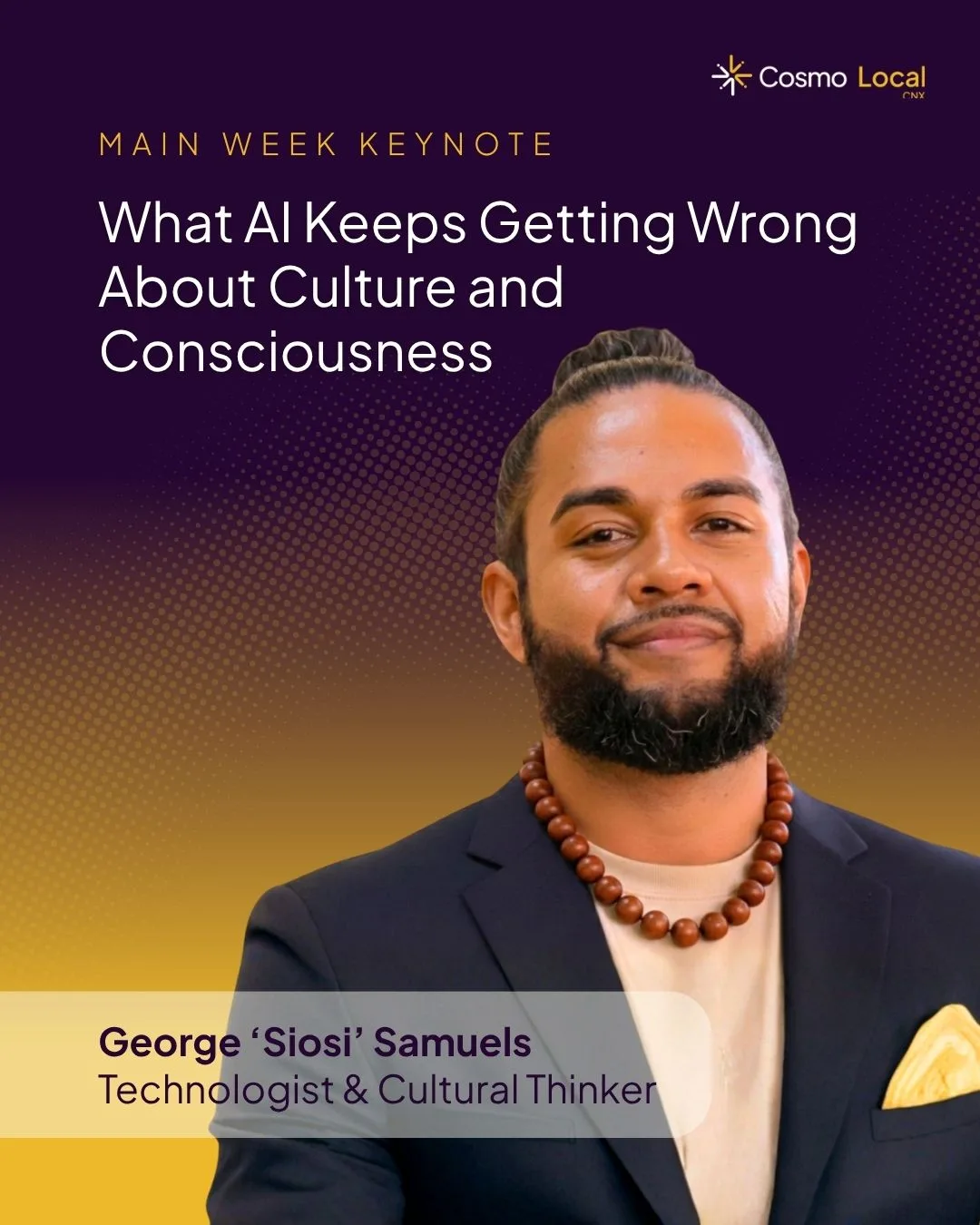 Keynote: What AI keeps getting wrong about culture & consciousness, and what Chiang Mai can teach it