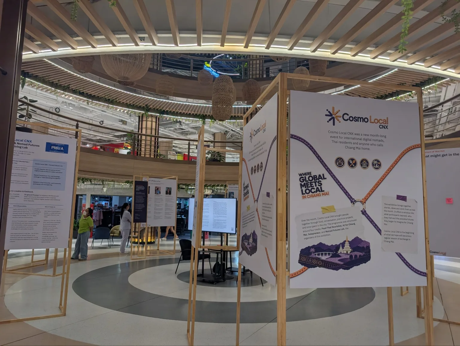 NFL Lead Tour of the Cosmo Local CNX Public Exhibition